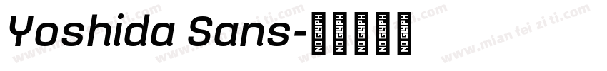 Yoshida Sans字体转换